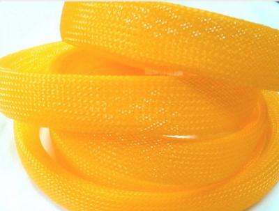 China Polyster Monafilament PET Expandable Braided Sleeving Cable Protection Sleeves for sale