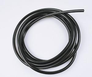 China Non - Shinkable PVC Hose Fexible PVC Tubing , Black Insulation Tube for sale