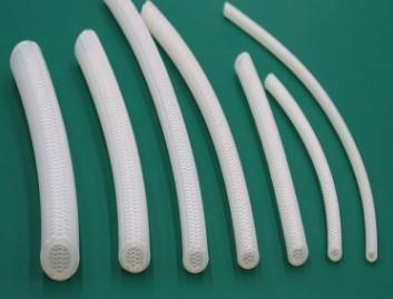 Chine Tuyau tressé de silicone à haute pression, tuyauterie de silicone de catégorie médicale à vendre