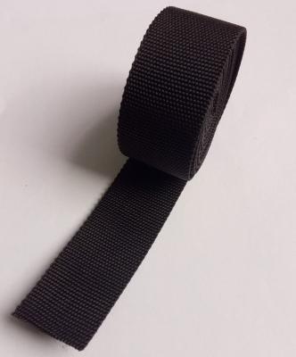 China Hoog - keurt de dichtheids Zwarte Nylon Textielsingelband Eco Vriendschappelijk met Rohs goed Te koop