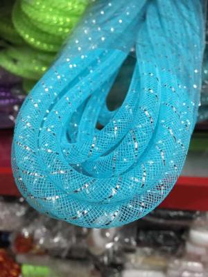 China Colors Round Braided Cable Mesh Sleeve 16mm Woven Expandable For Led Light for sale