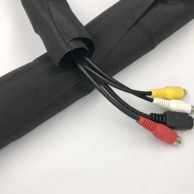 China Auto flexível da proteção da gestão do cabo que envolve material Sleeving trançado rachado do ANIMAL DE ESTIMAÇÃO à venda