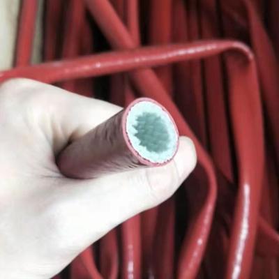 Китай Sleeving стеклоткани силиконовой резины 0.5mm изолировал огнеупорное продается