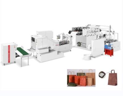 China Hotels Shopping Paper Bag Making Machine with Twisted Rope Handle and Flat Handle (RZFD-450TF) for sale