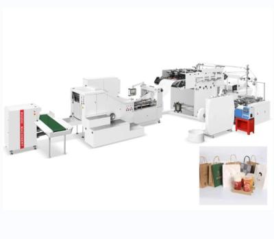 China Hotels Twisted Square Rope Handle Paper Bag Machine (RZFD-450T) for sale