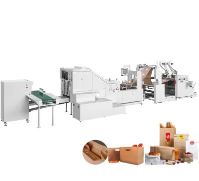 China Hotels Gluing Paper Bags Adjust Bottom Gluing Machine with Die Cut Handle (GK-RZFD-330D) for sale