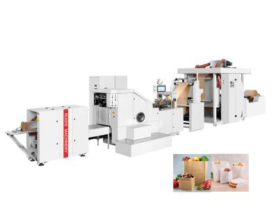 China Automatic High Speed ​​Hotels Paper Bag Bottom Gluing Making Machine (GK-RZFD-190) for sale