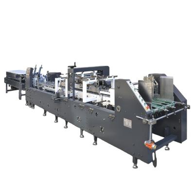 China AS-650C Semi-automatic food box spot cold gluing machine for sale