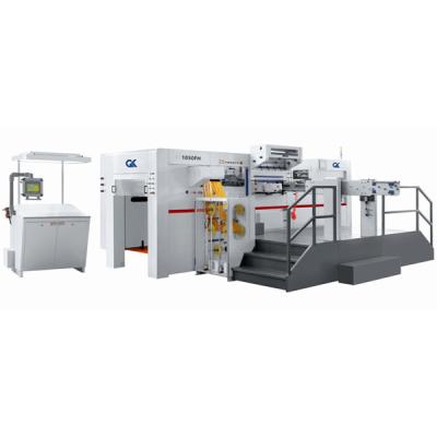 China 2020 New Model Automatic Paper Wrapping High Capacity Inflating Foil Stamping Creasing Die Cutting Machine For 1050 Paper for sale