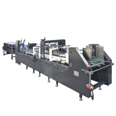 China AS-800C Food Crash Bottom Lock Manual Box Folding Gluing Machine z09 for sale