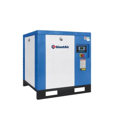 China High Efficiency GiantAir 15kw Oil Free Screw Air Compressor With Tank for sale