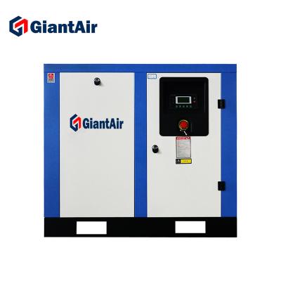 China High efficiency GiantAir 11kw 22kwair compressor screw air compressor for sale