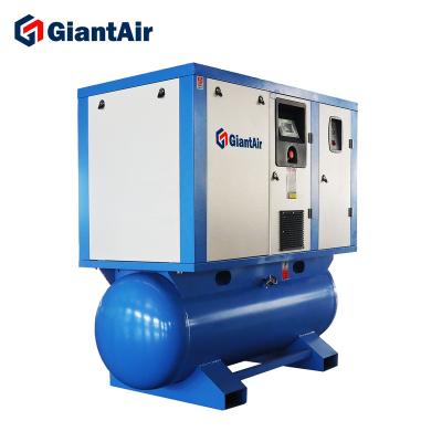 China High efficiency GiantAir screw air compressor 37kw silent industrial all-in-one rotary air compressor compressor tornillo compressor for sale