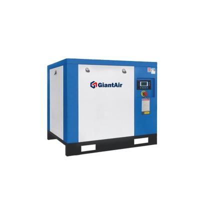 China High Efficiency GiantAir Rotary Air Compressor 10hp 7.5kw Screw Air Compressor for sale