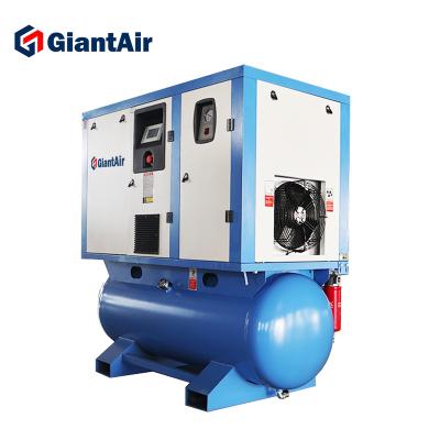 China High Efficiency 20 Bar High Pressure Industrial 4 In 1 Air Compressor 11kw 15kw 22kw Screw Air Compressor For Laser Cutting for sale