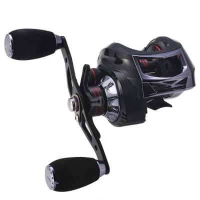 China Lightweight Aluminum 6.3:1 Reel 13+1BB Fishing Reel Water Drop Wheels Bait Casting Reel for sale