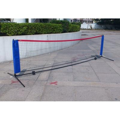 China Pickleball Play 10*2.75FT Dobravel Bola De Tennis /Pickleball Portable Retractable Stainless Steel Rack Net Constant for sale