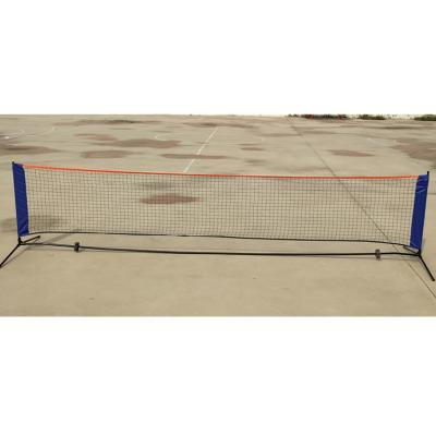 China Pickleball Game Customized 10*2.75FT Outdoor Tennis Portable Retractable Pickleball Pole Net System Badminton for sale