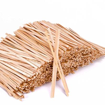 China Billion Sustainable Manufacturer High Quality Natural Flat Bamboo Coffee Stirrer With Smooth Surface for sale