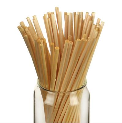 China Billions Nature Drinking Straws Single Use Disposable Biodegradable All-Natural Straws Eco-Friendly Wheat & Compostable for sale