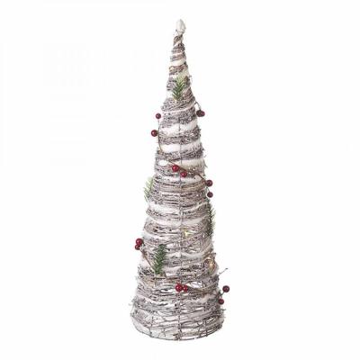 China Billion Maker DIY Handmade OEM Christmas Cone Tree With Berry Snow for sale