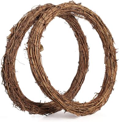 China OEM Christmas Vine Rattan Wreath Cone Decoration Handmade Items From Billion Manufacturer DIY for sale