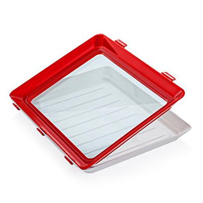 China Billions Sustainable Food Storage Trays Stackable, Reusable Food Tray with Plastic Lid, Durable Top to Keep Food Fresh for sale