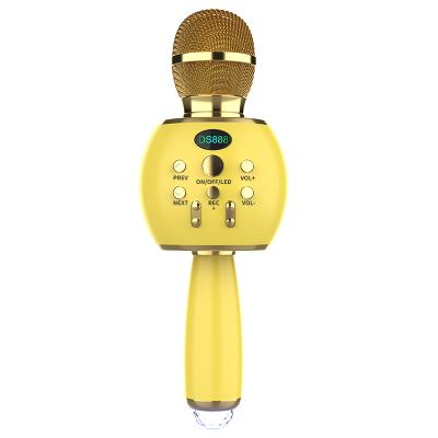 China Magic Sound Karaoke DS888 Wireless Blue Tooth Condenser Wireless Blue Tooth Karaoke Portable Microphone for sale