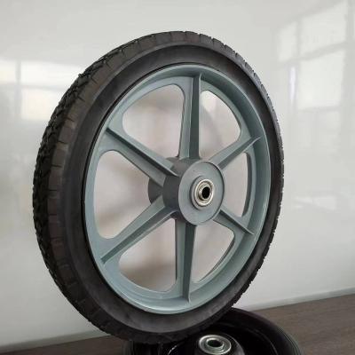 China Industrial GOLF CRAT WHEEL TOO CRAT WHEEL SEMI PNEUMATIC RUBBER WHEEL for sale