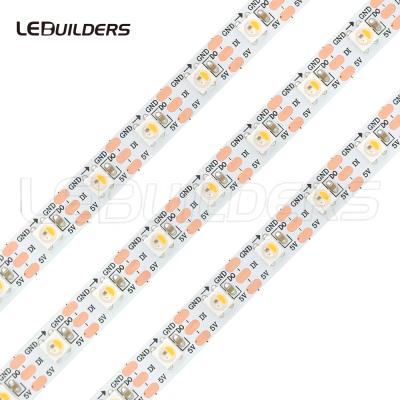 China Theme park 5v SPI SK6812 rgbww rgbw rgbw led pixel strip for sale