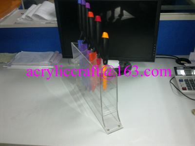 China Transparent acrylic knives display racks / PMMA knife holder / plexiglass knife stand for sale