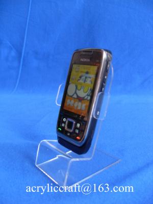 China Multi-color optional acrylic phone holder PMMA mobile phone holder for sale