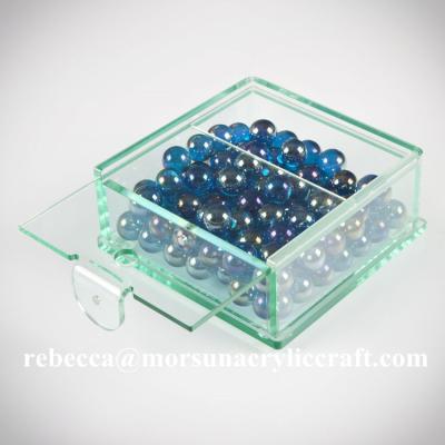 China Customized clear plexiglass storage box hot selling acrylic candy  display box for sale