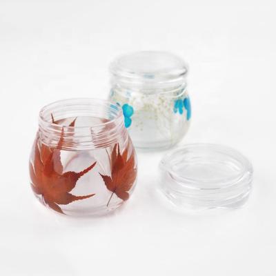 China Wholesale Viable Pudding Jar Jewelry Holder Storage Mold With Clear Lid Epoxy Resin Storage Molds Set for sale