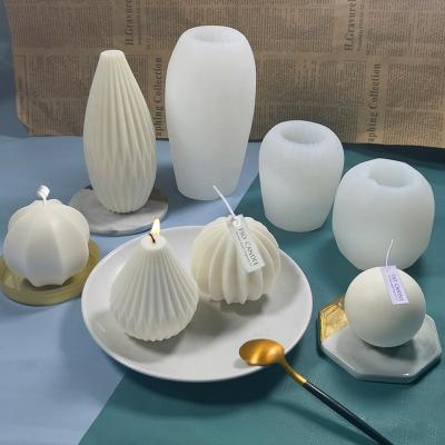 China Sustainable Diamond Shape Handmade Soap Plaster Ice Cube Mold Silicone Craft Scented Candle Molds for sale