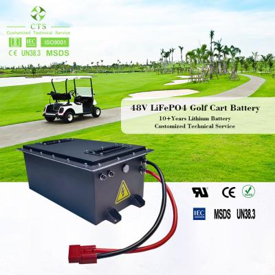 China Deep cycle 48v 80ah lifepo4 golf cart battery 36v 50ah 60ah agv battery pack, 72v 100ah 150ah ev lithium battery en venta