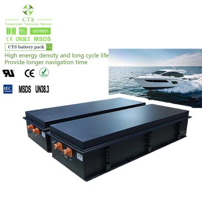 China CTS Elektroboot Marine EV Batteriepaket 96v 300ah Lifepo4 Batterie für Elektroboot/Yacht zu verkaufen