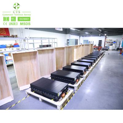 China CTS modulaire batterij Ev 460V 614V 120kWh 240kWh zware vrachtwagenbatterijen voor EV-energiesysteem Te koop