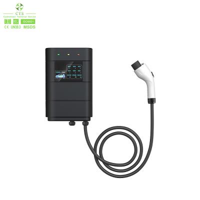 China CTS ABS PC Material Portable AC EV Charger Type 1 Type 2 16A 32A For Electric Car for sale