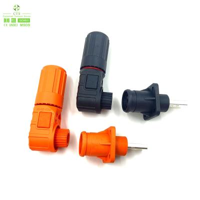 China Hot Sale 3pin HV PA66 125A 150A  2pin Electric Vehicle Battery Plug / Socket Te koop