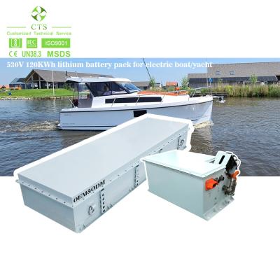 China Deep Cycle 525.6V High Voltage Marine Boat Lithium Battery Pack 530V 230Ah 120kWh for sale