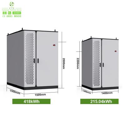 China CTS LFP Lifepo4 Battery Container 150KWH 200KWH BESS Smart Lithium Battery Energy Storage System for sale