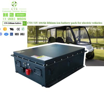 China Deep Cycle 72v Golf Cart Ev Battery Pack 48v 200ah 300ah Lifepo4 Ev Battery Pack Mini Car Lithium Battery Pack for sale