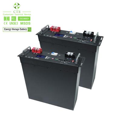 Chine CTS Armoire de stockage à batterie solaire haute capacité 200Ah 48V avec batterie prismatique LiFePO4 à vendre