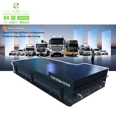 China Customizable lithium ion EV battery 345V 384V 576V 614V 50kw 80kw 120kw li-ion battery pack for truck/boat/tractor for sale