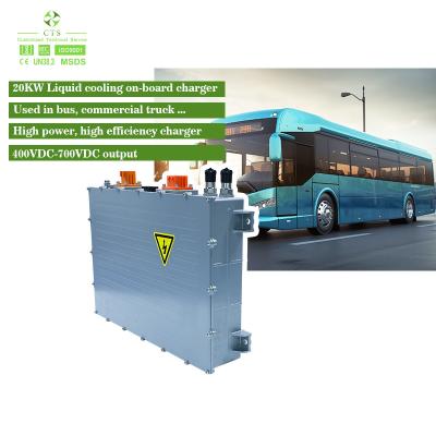 Cina 700V 540V 350V 20KW 22KW Liquid Cooling Ev On Board Charger 3-phase OBC per autobus elettrici in vendita