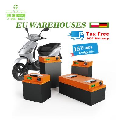 China Lifepo4 Motorcycle Battery 72v 40ah Lithium Battery Pack for Electric Scooter Ebike 48V 60V 72V 96V 20Ah 30Ah 40Ah 50Ah Battery for sale