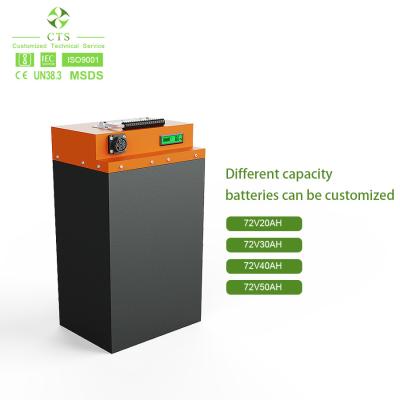 Cina Pacchetto elettrico della batteria del motorino del pacchetto 72V 40Ah 50Ah 60V 20Ah 50Ah della batteria al litio dell'OEM LiFePO4 in vendita