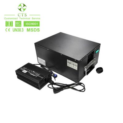 China Kundengebundener Batterie-Satz AGV-Batterie-48V 60Ah LiFePO4 für AGV/Gabelstapler/Golfmobil/GPS zu verkaufen