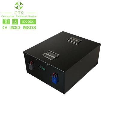 China 100Ah ligero 48V con el almacenamiento casero de la casa del barco del coche de BMS Deep Cycle Electric sube la batería de litio solar Lifepo4 del poder en venta